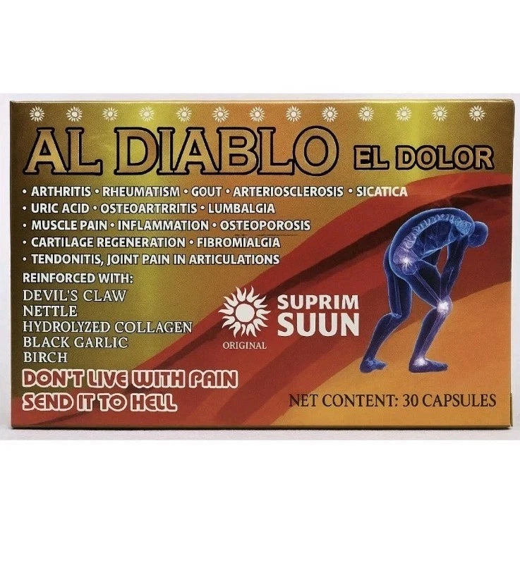 Al Diablo El Dolor 30 Cápsulas