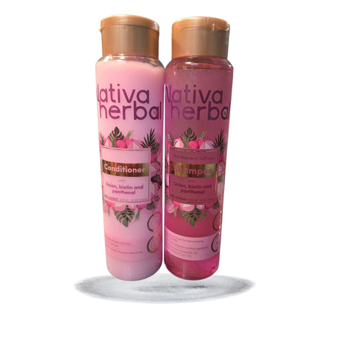 COMBO NATIVA HERBAL CEBOLLA - SHAMPOO / ACONCIONADOR
